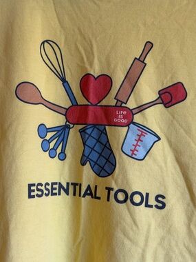100% Cotton Life Is Good Pale Yellow 'Do What You Love' Tee